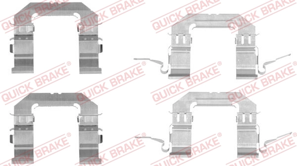 Accessory Kit, disc brake pad